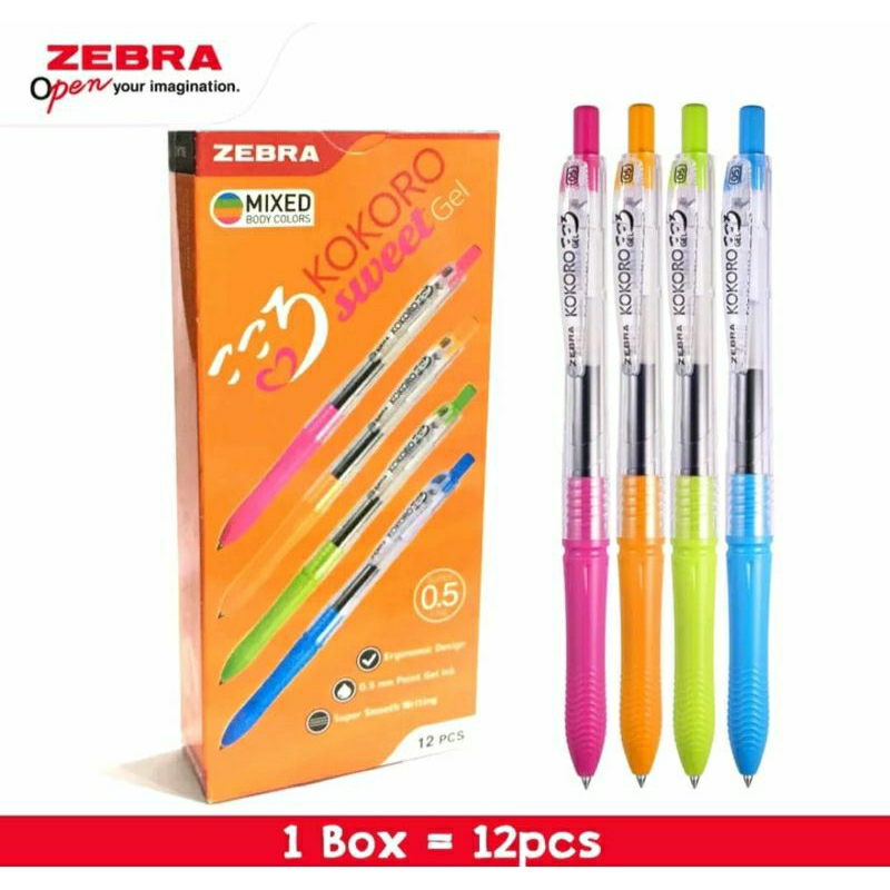 

Gelpen ZEBRA KOKORO SWEET (per lusin)