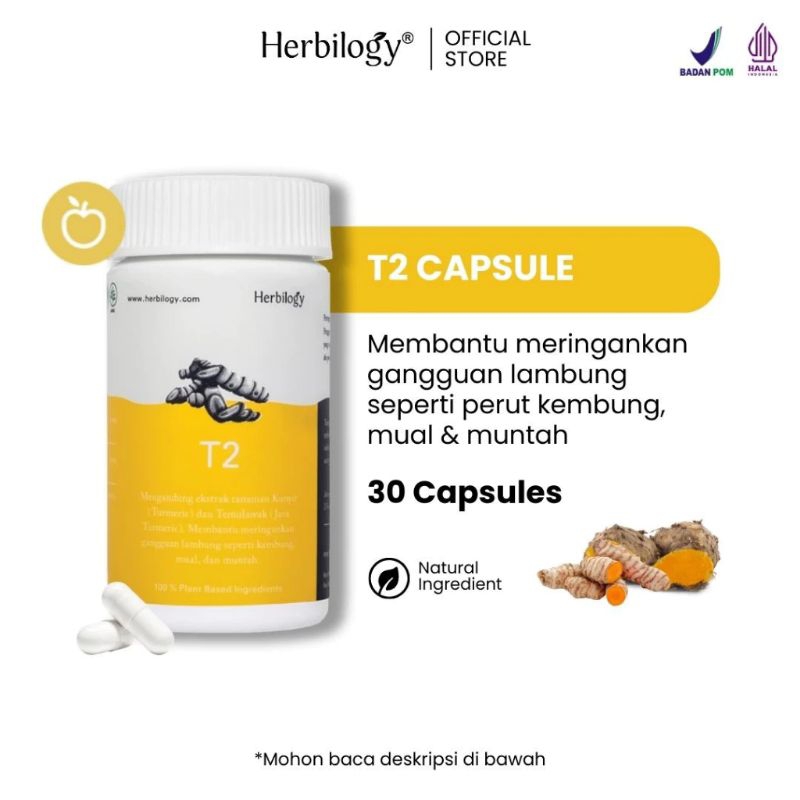 

Herbilogy T2 (Turmeric/kunyit dan Java Turmeric/Temulawak)