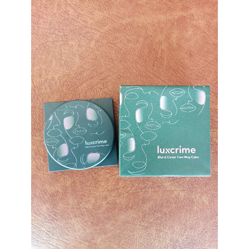 (PRELOVED) LUXCRIME Blur Cover Two Way Cake Honeycomb