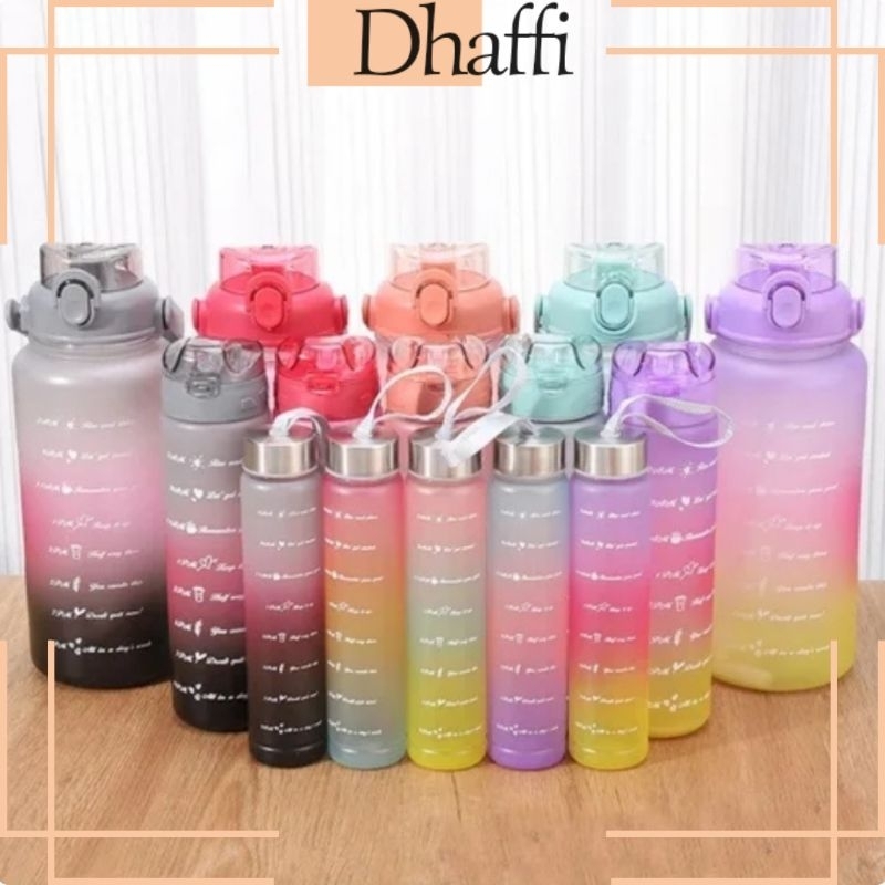 Botol Minum Beranak / Botol 3 in 1 Viral / Botol Beranak 3 in 1 Pelangi