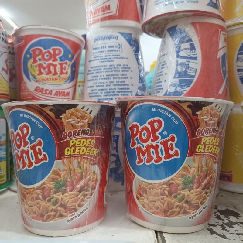 

Pop mie Goreng pedes gledek ayam pedas 3pcs #75g