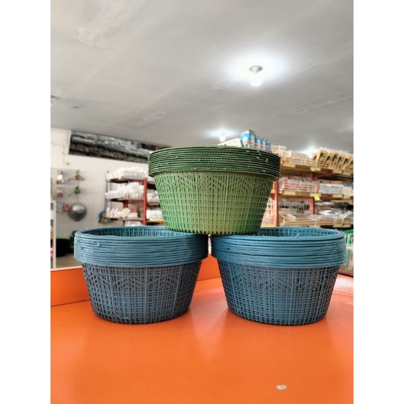 Besek hajatan tebal murah per lusin besekku tebal plastik tonjokan baskom punjungan besek plastik ha