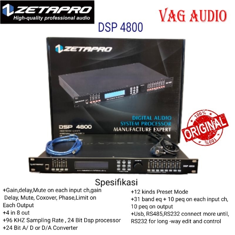 DLMS ZETAPRO DSP-4800, ORIGINAL ZETAPRO DSP 4800