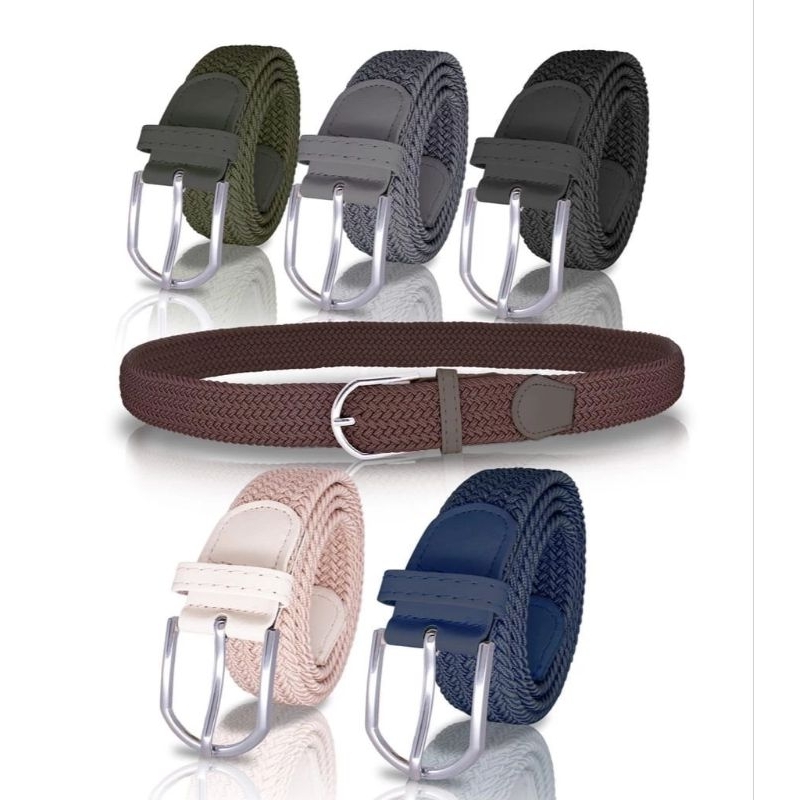 Ikat Pinggang Pria Wanita Model Anyam / Ikat Pinggang karet