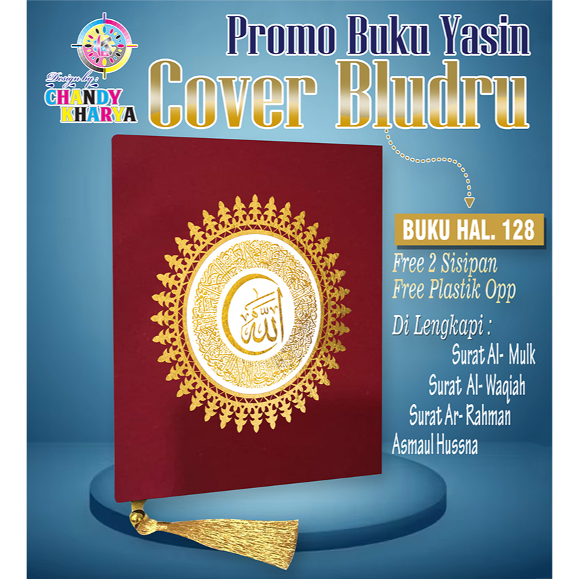 Buku Yasin Hardcover Bludru