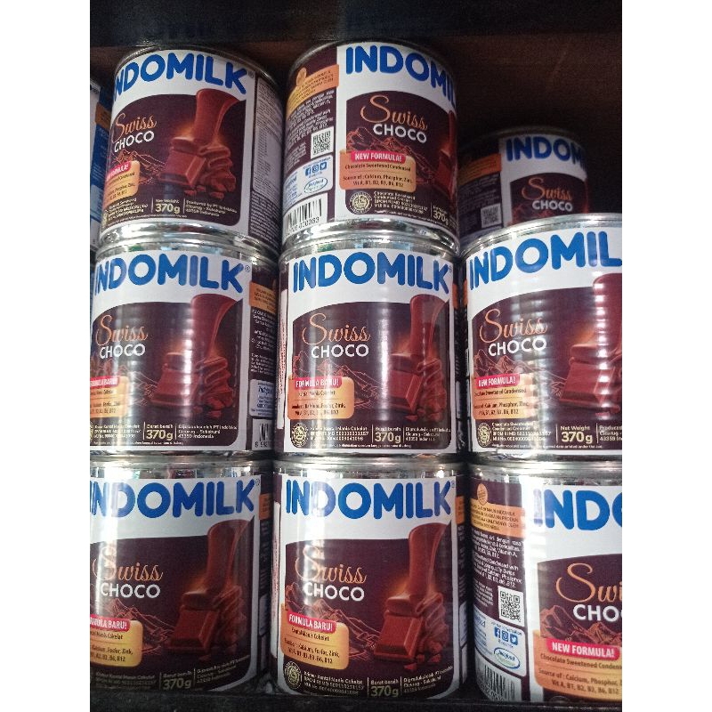 

indomilk kaleng coklat susu kental manis SKM