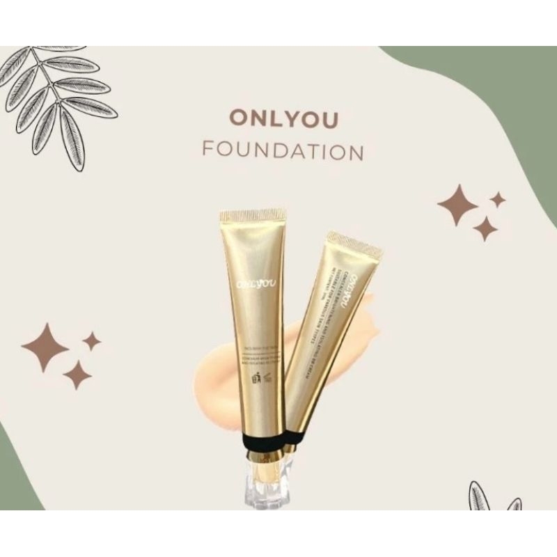 MN - ONLYOU Foundation Concealer Krim Pelembab Waterproof Long Lasting High  / ONLYOU Foundation Con
