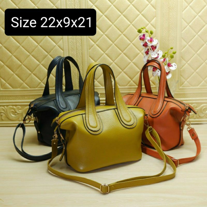 Tas Selempang Kulit Wanita Garut Asli Papirut Kerja Kondangan Pesta Gigi Bag