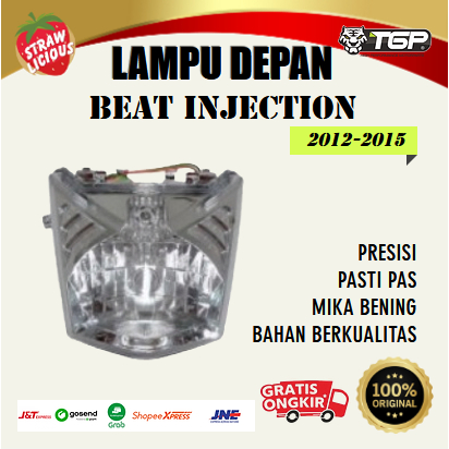 Lampu Depan Reflektor Beat FI 2012-2015 Motor Honda Variasi Aksesoris TGP