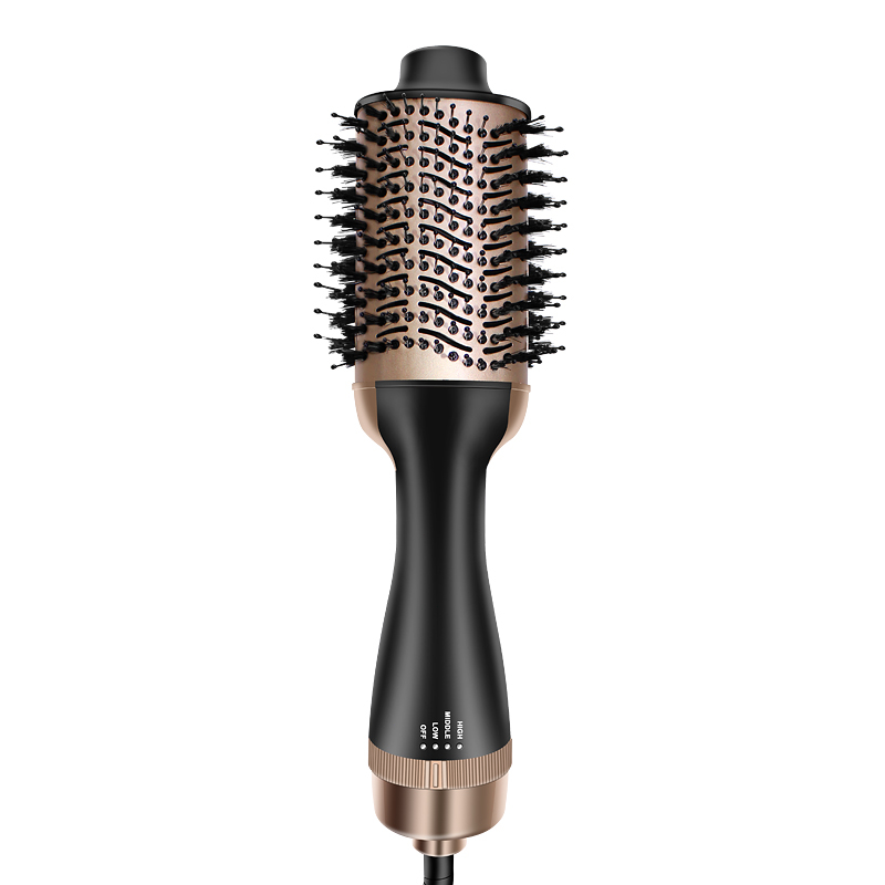 Ubeator hot air comb hair dryer 2 in 1 cool gold