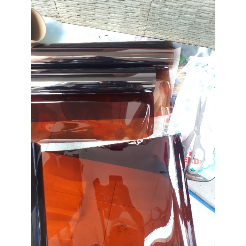 [ KACA FILM 20M ] KACA FILM MOBIL RUMAH GEDUNG KANTOR KACA FILM RIBEN COKLAT 40% 60% 80%