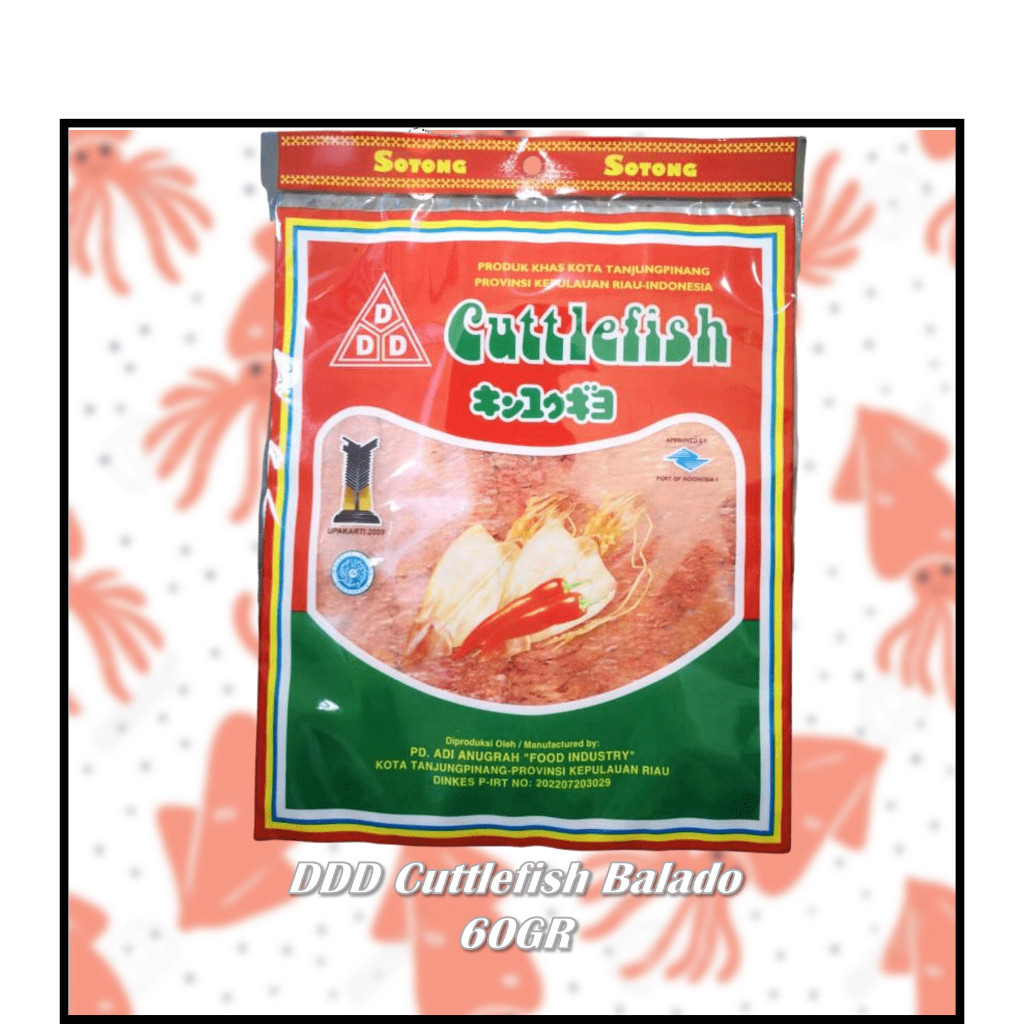 

DDD Cutllefish balado 60GR