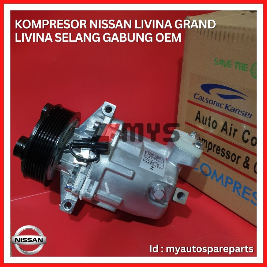 COMPRESSOR AC Mobil NISSAN Livina Grand Livina SELANG GABUNG KOMPRESOR LIVINA TOP QUALITY