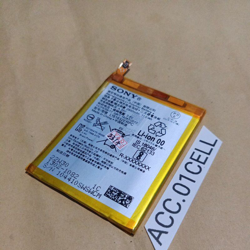 Baterai Batre Sony Xperia XZ  Xz Dual XZs LIS1632ERPC SO 01J SO-01J F8331 F8332 AU Sov34 Sov35 XZ Do