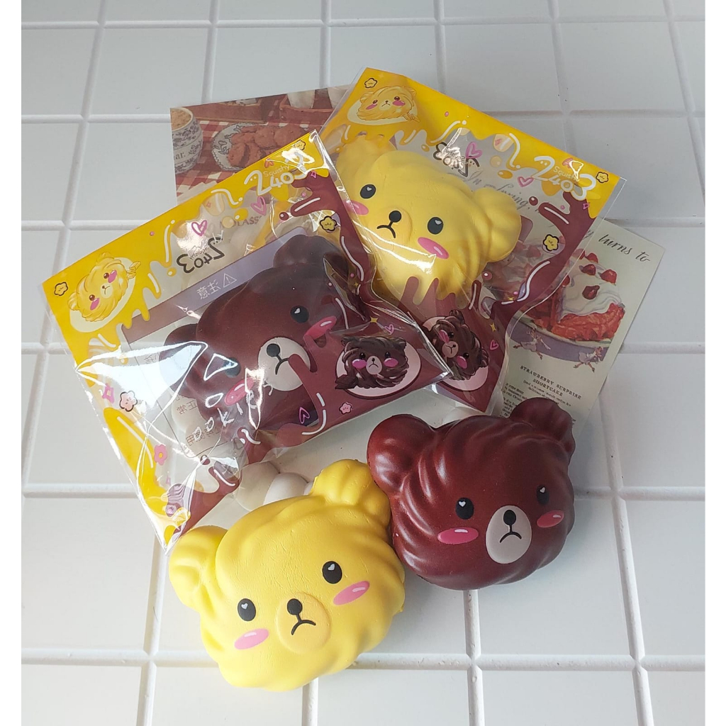 Squishy Inc - Bear Cookie Squishy Soft and Slow