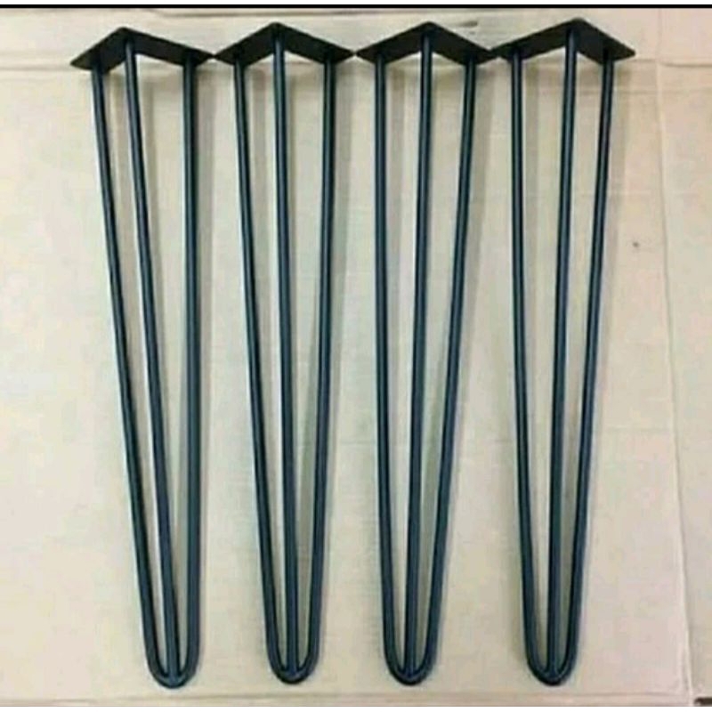 kaki besi hairpin/kaki besi/rangka besi untuk meja tinggi 75 cm