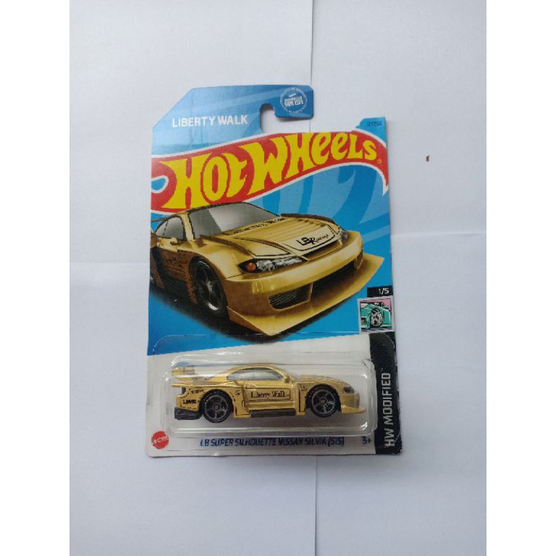HOTWEELSREGULERHW MOODIFIED LB SUPER SILHOUETTE NISSAN SILVIAGOLD