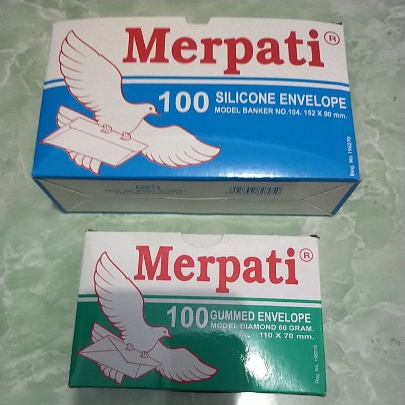 

amplop merpati besar dan kecil per pack