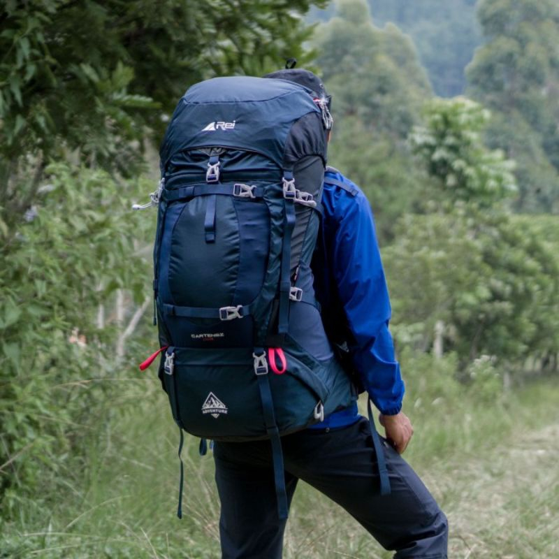 TAS GUNUNG CARRIER REI AREI CARTENZ 60L PREMIUM SERIES + COVER BAG