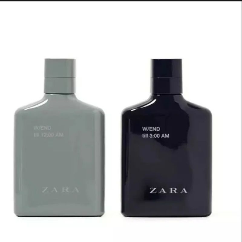 parfum zara W/End 3:00 + zara W/End 12:00 am for men 100ml (original reject no box ) parfum pria