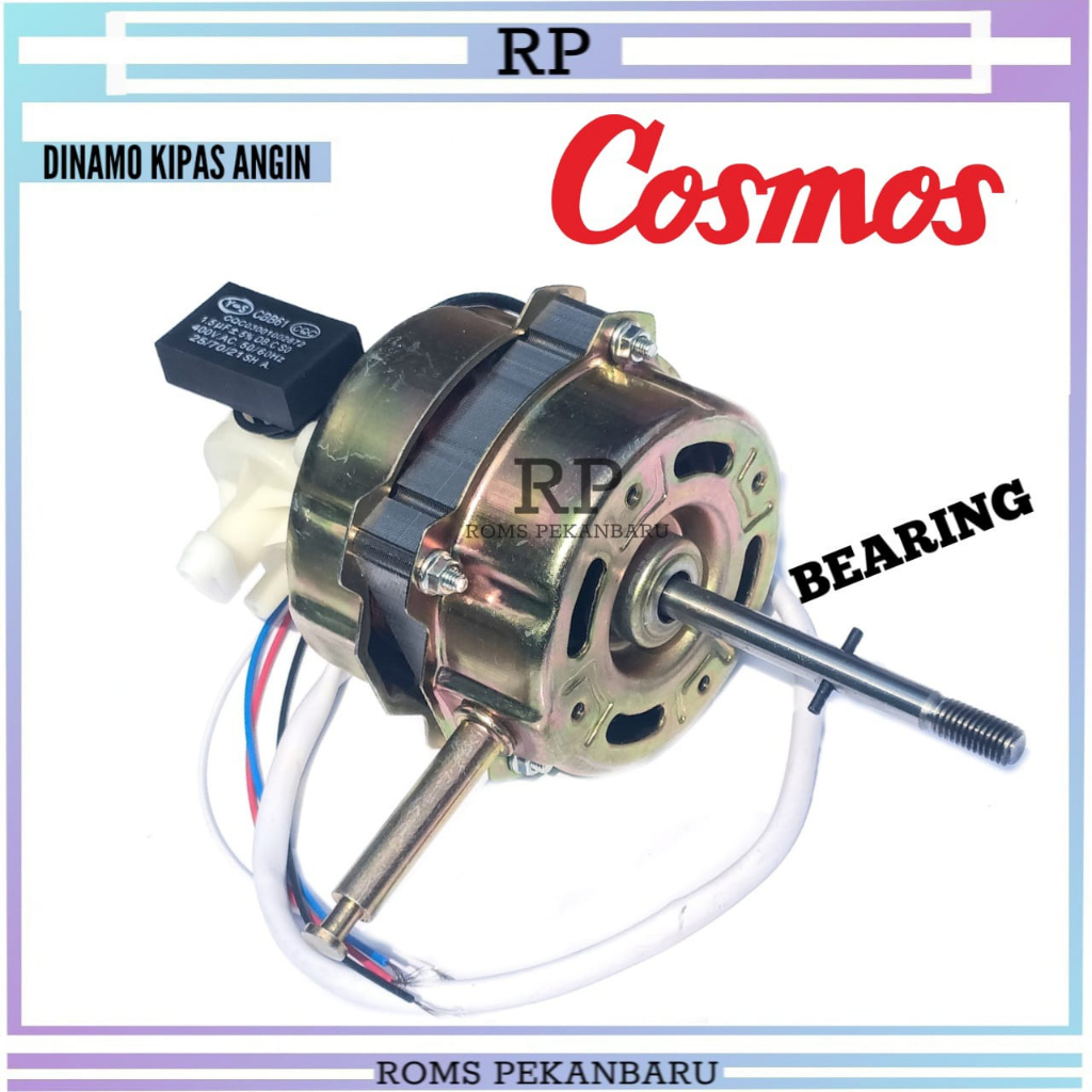 TERBARU DINAMO KIPAS ANGIN COSMOS DOUBLE BALL BEARING-DINAMO KIPAS COSMOS BERING