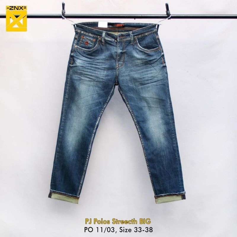 celana jeans jumbo pria big size ZNX premium denim