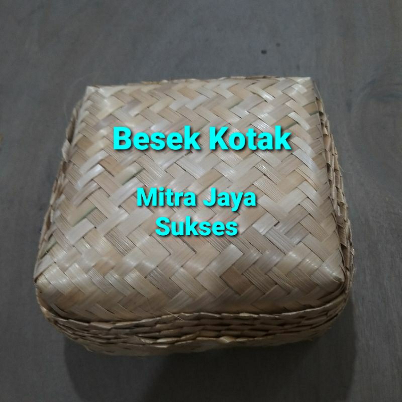 Per 10 PCS Besek Bakul Walet 25x25x10 cm besek kotak