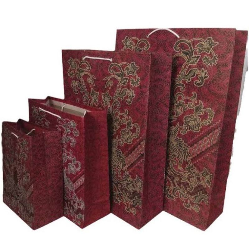 

PAPER BAG BATIK PERPACK. (M) 20X25X9 CM