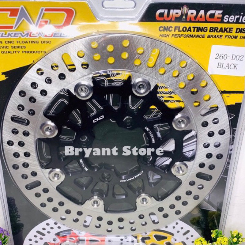 PIRINGAN CAKRAM DEPAN DELKEVIC 260MM D01 NINJA R 260 MM CNC FLOATING BRAKE DISK STANLESS NINJAR HOLE LUBANG BAUT 4