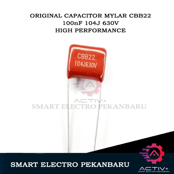 ORIGINAL KAPASITOR MILAR 104 630V 100nF CBB22 630V 104J Pitch 0.1uF 100nF 630V 104 CBB Polypropylene