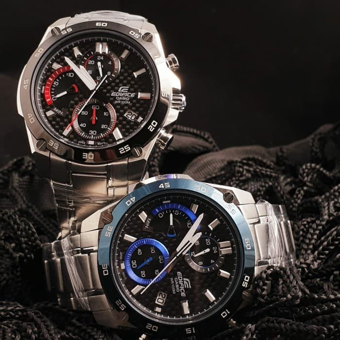 JAM TANGAN CASIO EDIFICE Efr-563D 1A - efr563 STAINLES GARANSI 1 TAHUN