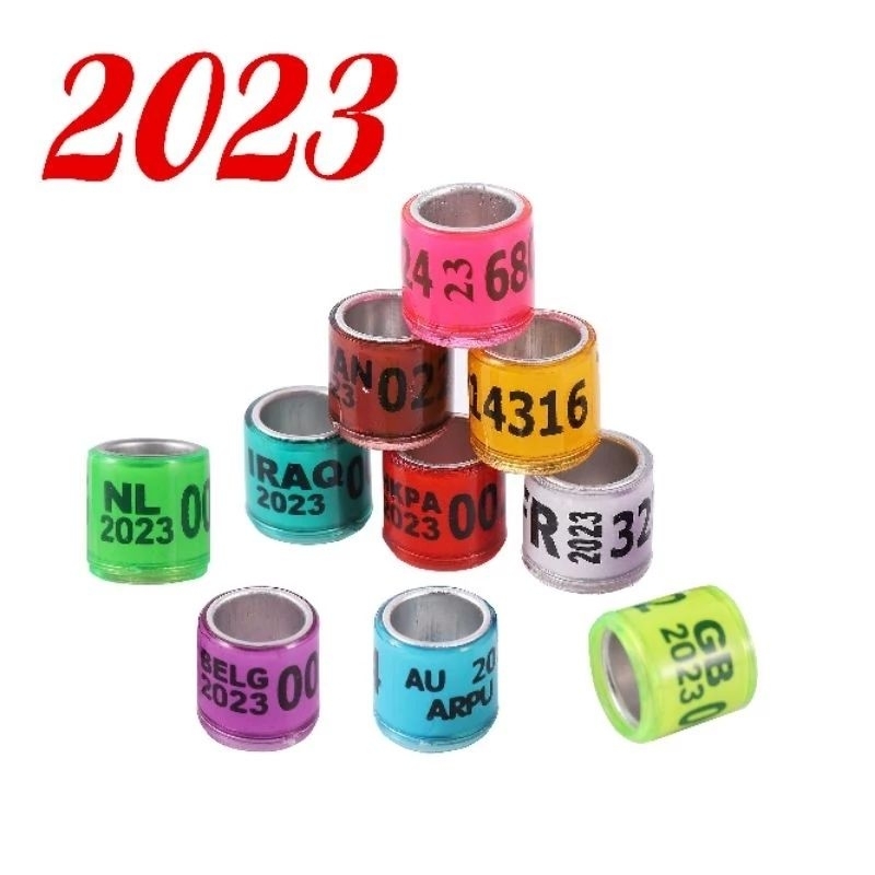 Ring merpati import  tahun 2023 ring merpati dewasa 10 pcs