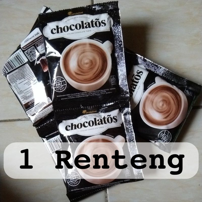 

Chocolatos cokelat 27g, isi 10sachet ( 1 renceng )