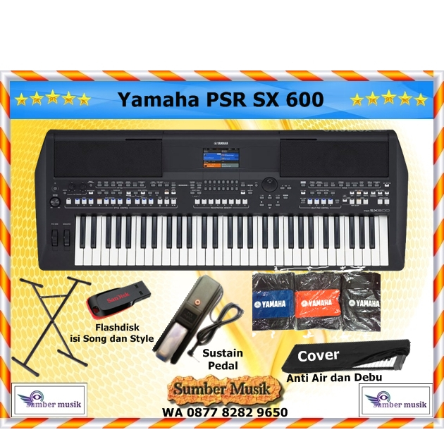 Yamaha PSR SX600/SX 600/SX-600 garansi resmi 1th