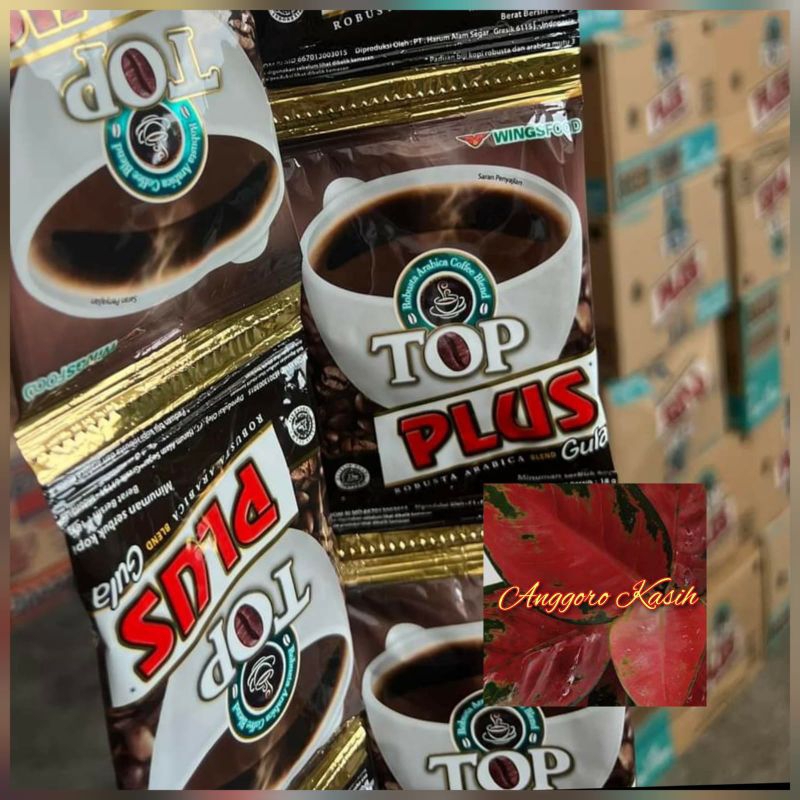 

TOP PLUS COFFE 1 renceng 10sachet