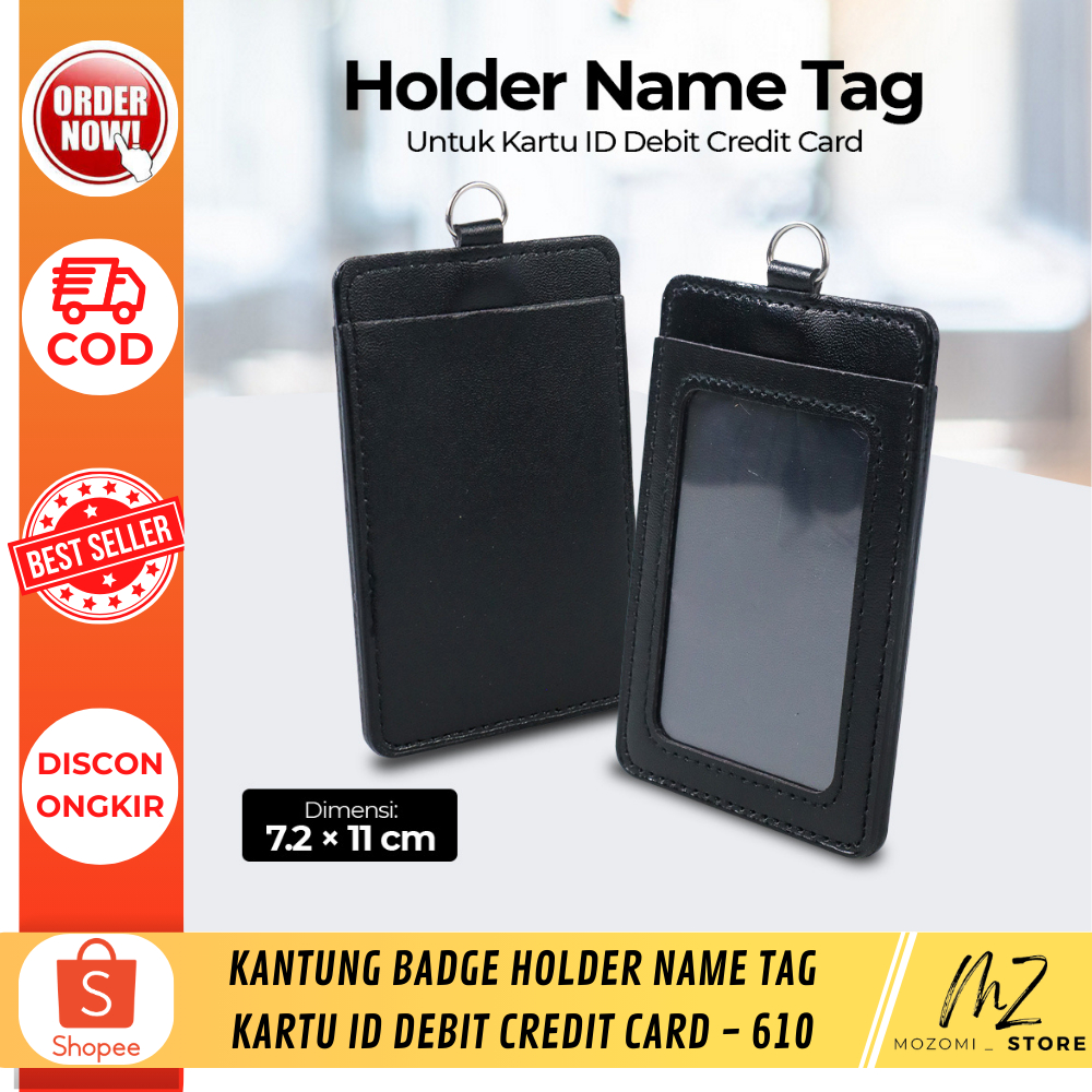 

Kantung Badge Holder Name Tag Kartu ID Debit Credit Card - 610 / AKksesoris Alat Tempat kartu identitas
