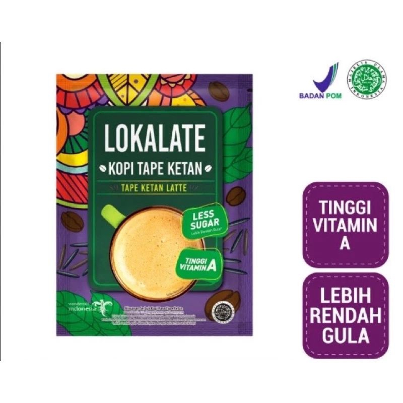 LOKALATE Kopi Tape Ketan 1 sachet