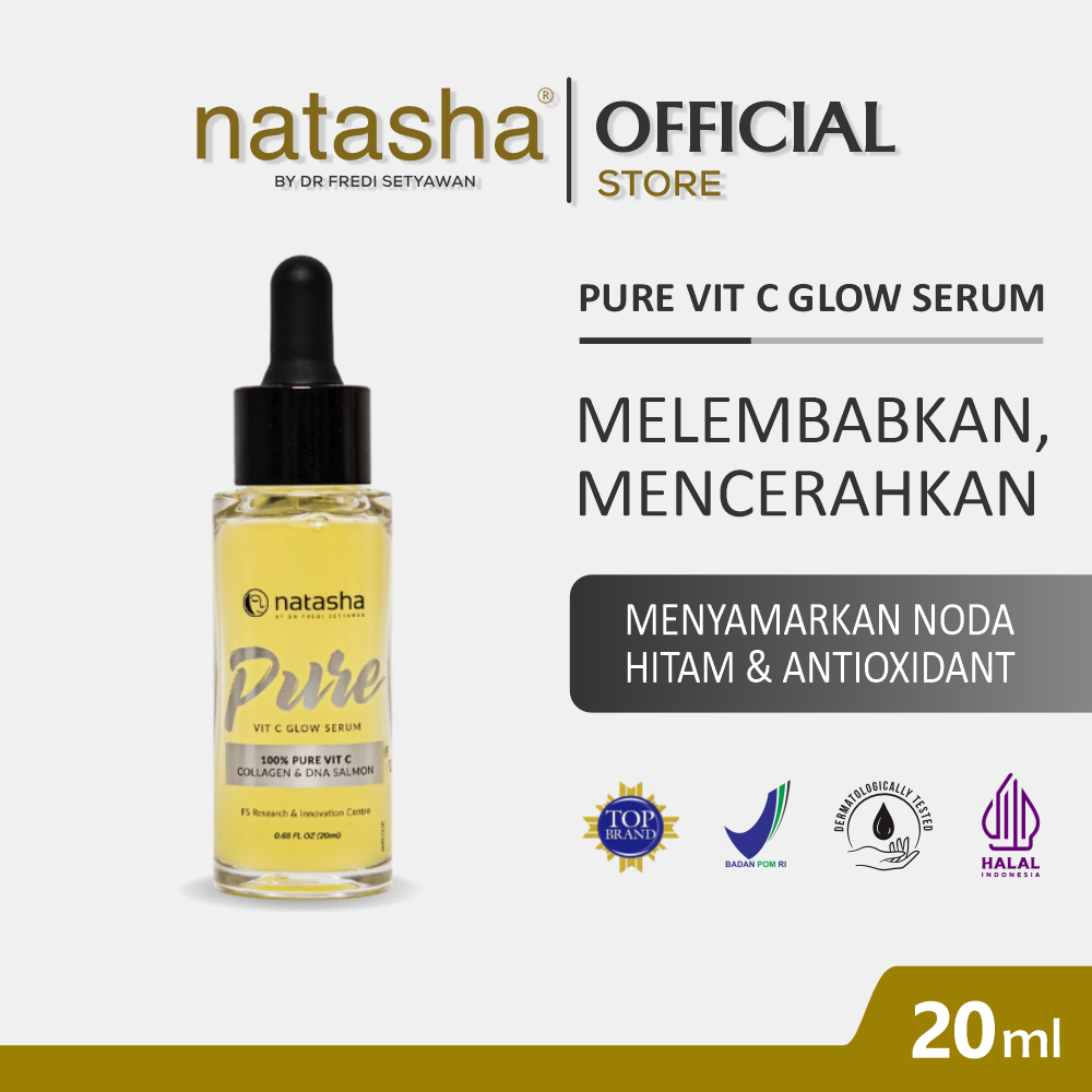 Natasha Pure Vitamin C /Glowing Serum/Serum Natasha/Serum Vit C Natasha/Skincare Natasha