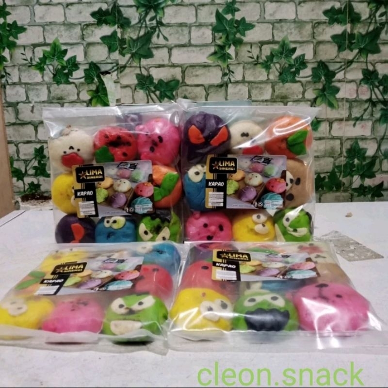 

KAPAO / KARAKTER BAKPAO ISI COKLAT ( 1 PACK ISI 9PCS )