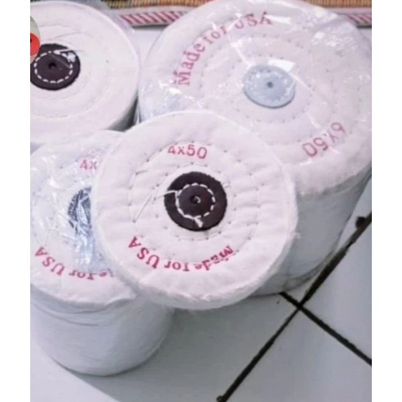 pad kain wool poles emas 4 " pad polishing wool pad