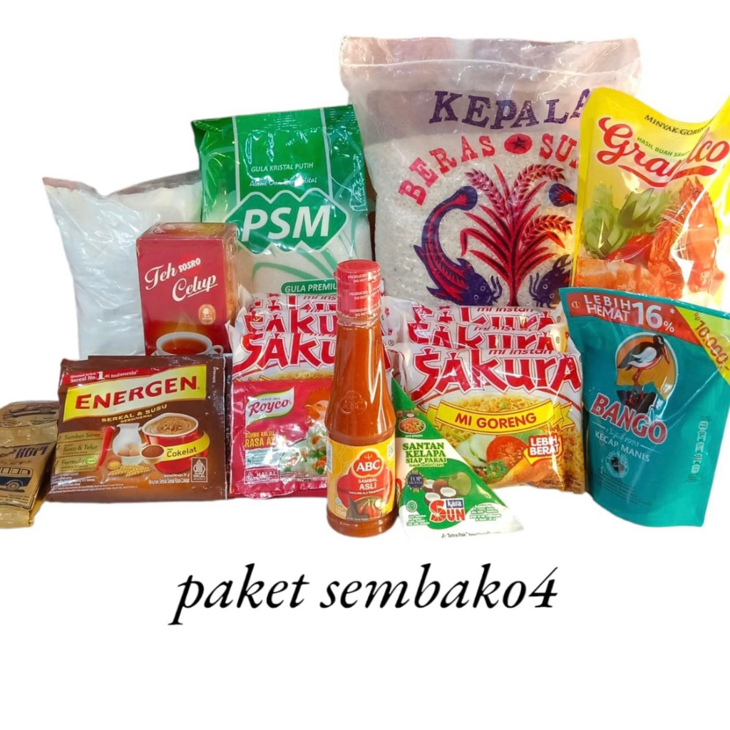 

Paket 4 paket sembako