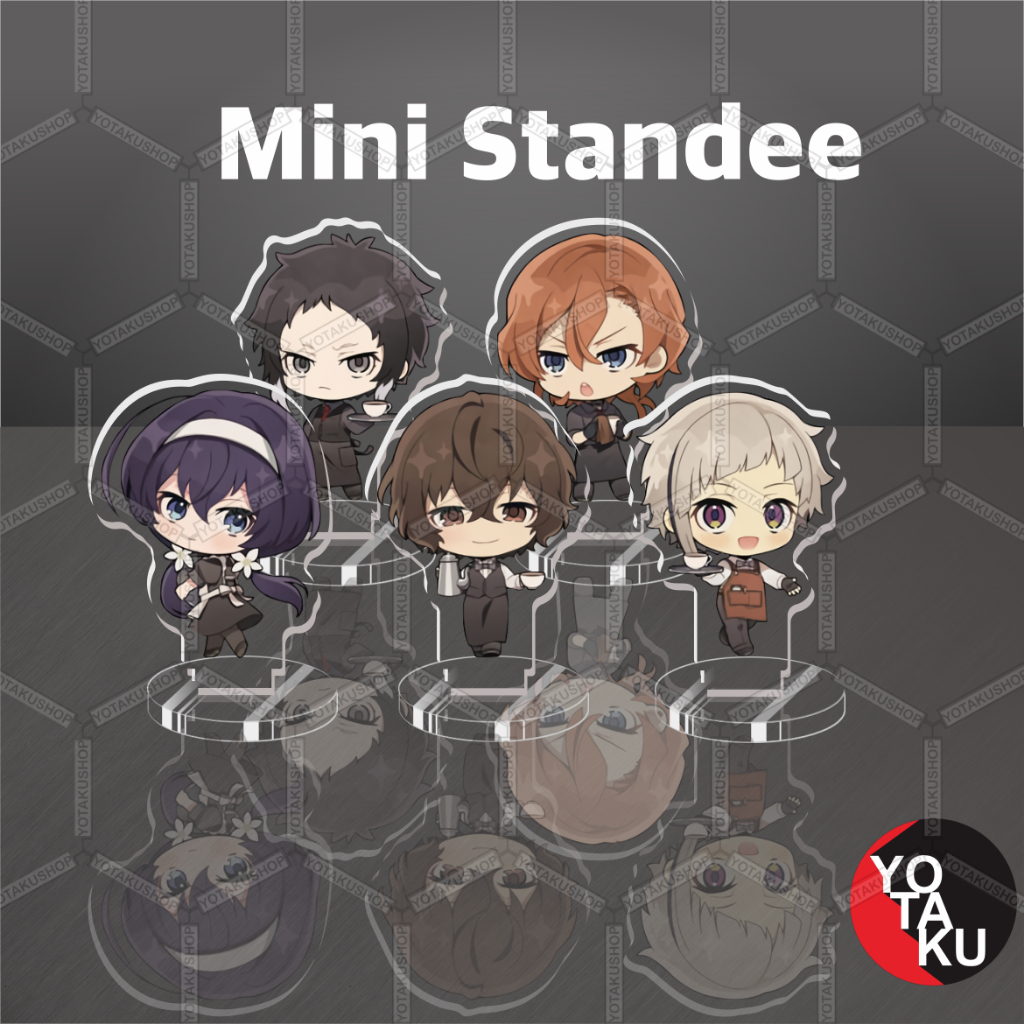 Mini Standee Figure Anime Akrilik Bungou Stray Dogs Seri 9 Dazai Chuuya YOTAKUSHOP