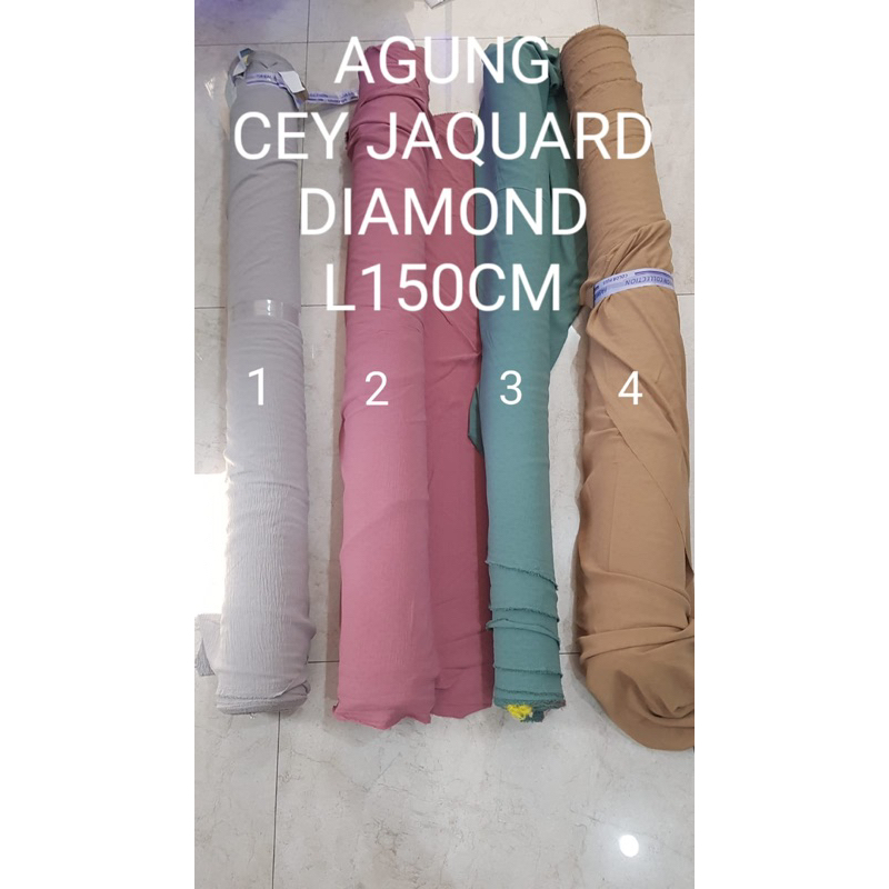 CEY JAQUARD DIAMOND/ BAHAN GAMIS ADA MOTIF EMBOSS DIAMOND CEY AIR FLOW EMBOSS/ CEY KATUN DIAMOND EMB