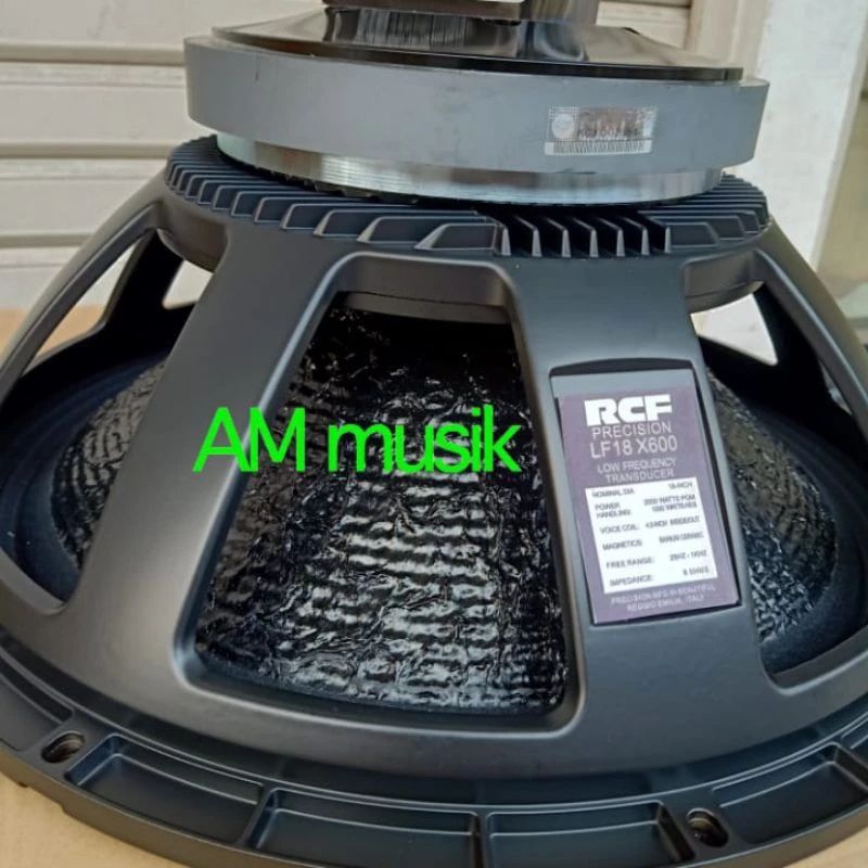 SPEAKER SUBWOOFER RCF 18X600 DAUN COATING VC 4,5 INCH LF18X600