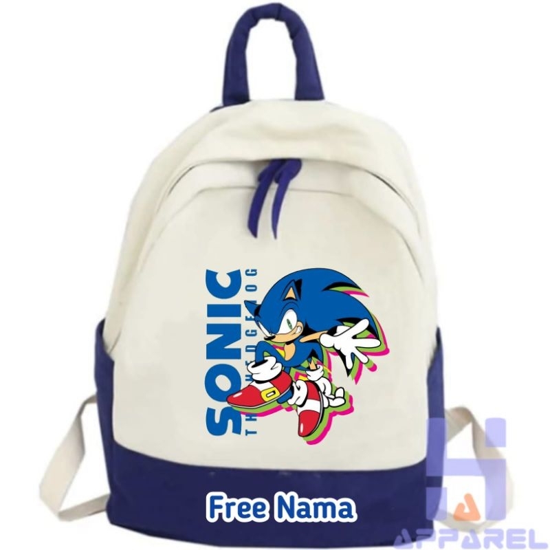 TAS RANSEL ANAK SONIC THE HEDGEHOG