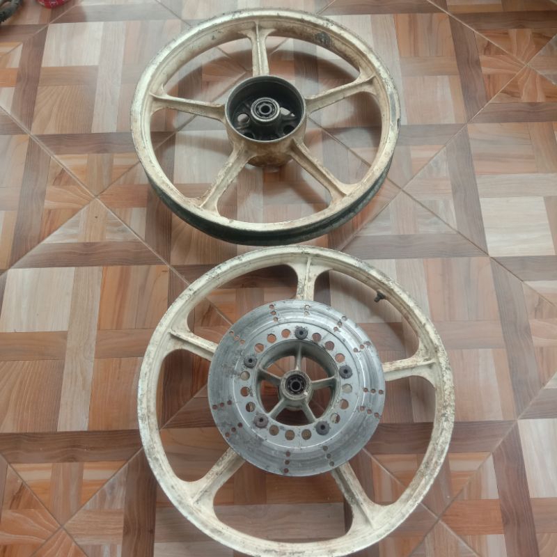 velg Kawasaki Binter AR 125 bukan GTO pelek RIMS Enkei 1 Made in Japan roda