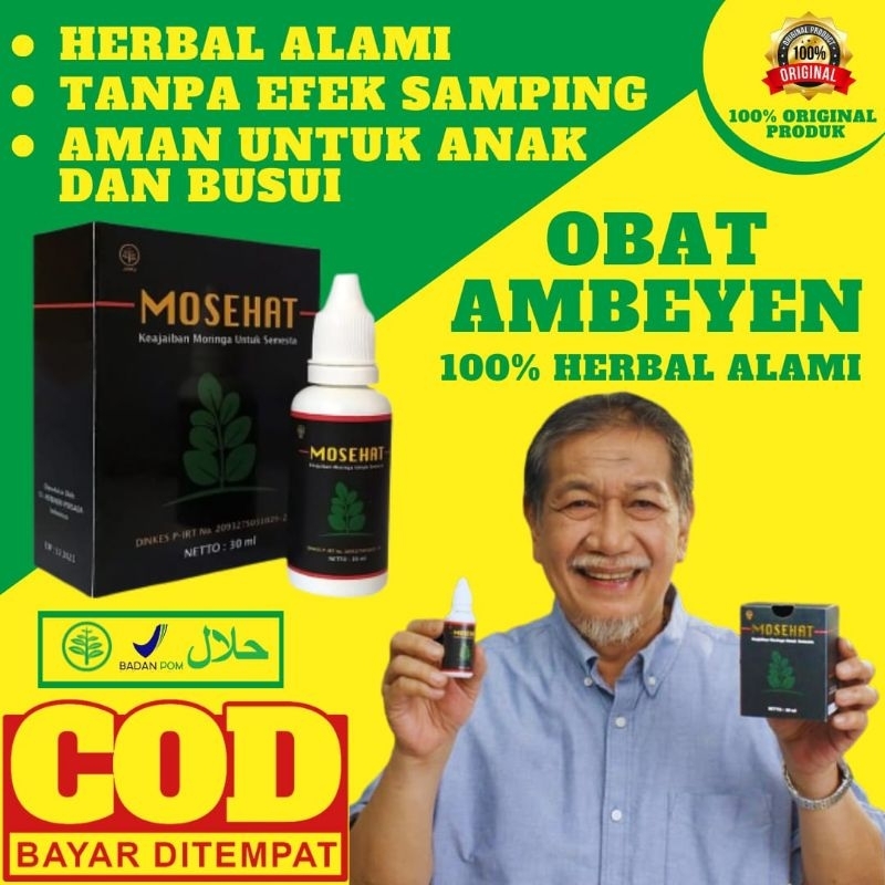 Mosehat Obat Ambeien atau Wasir Herbal Alami Produk 100% Original