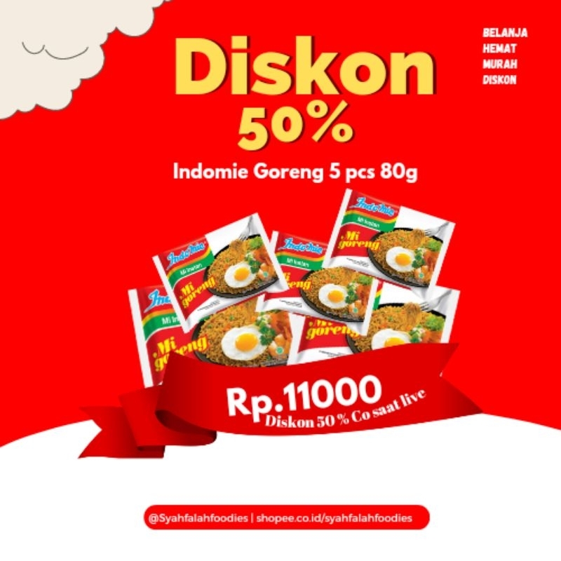 

Indomie goreng 80 g 5 pcs