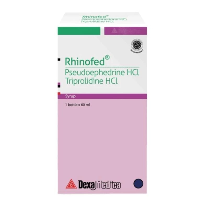 RHINOFED SIRUP/SYRUP 60ML(OBAT PILEK/FLU)