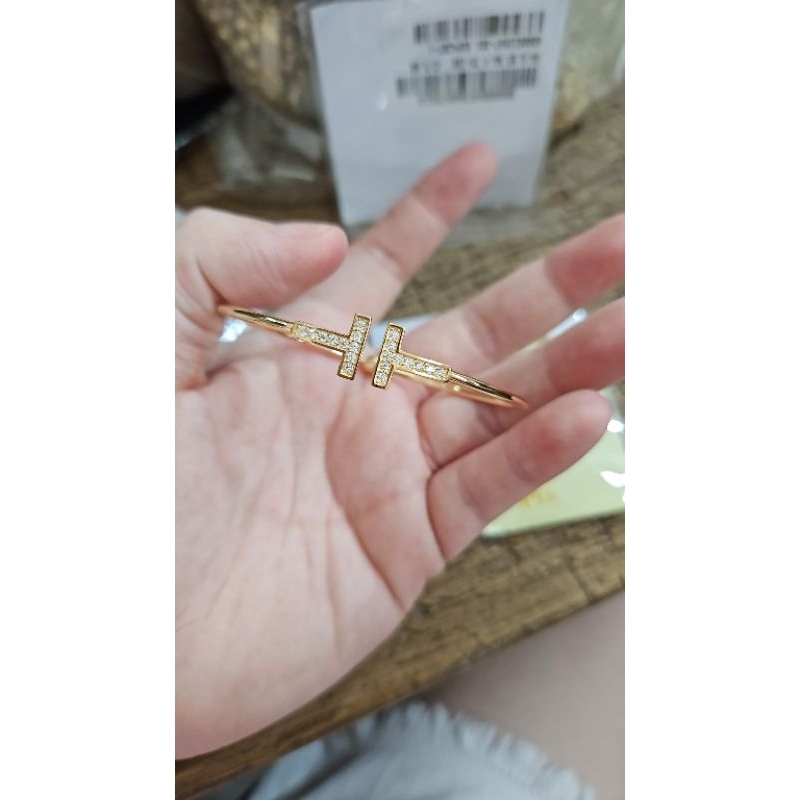 bangle gelang oval tifani 16k 700 70% hala gold